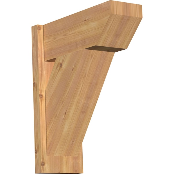 Ekena Millwork Traditional Slat Smooth Outlooker, Western Red Cedar, 7 1/2"W x 18"D x 22"H OUT08X18X22TRA06SWR - main